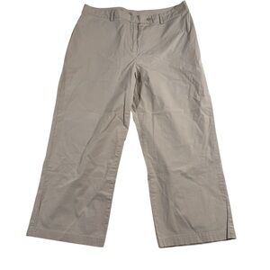 Lands' End Wide Leg Chino Pants